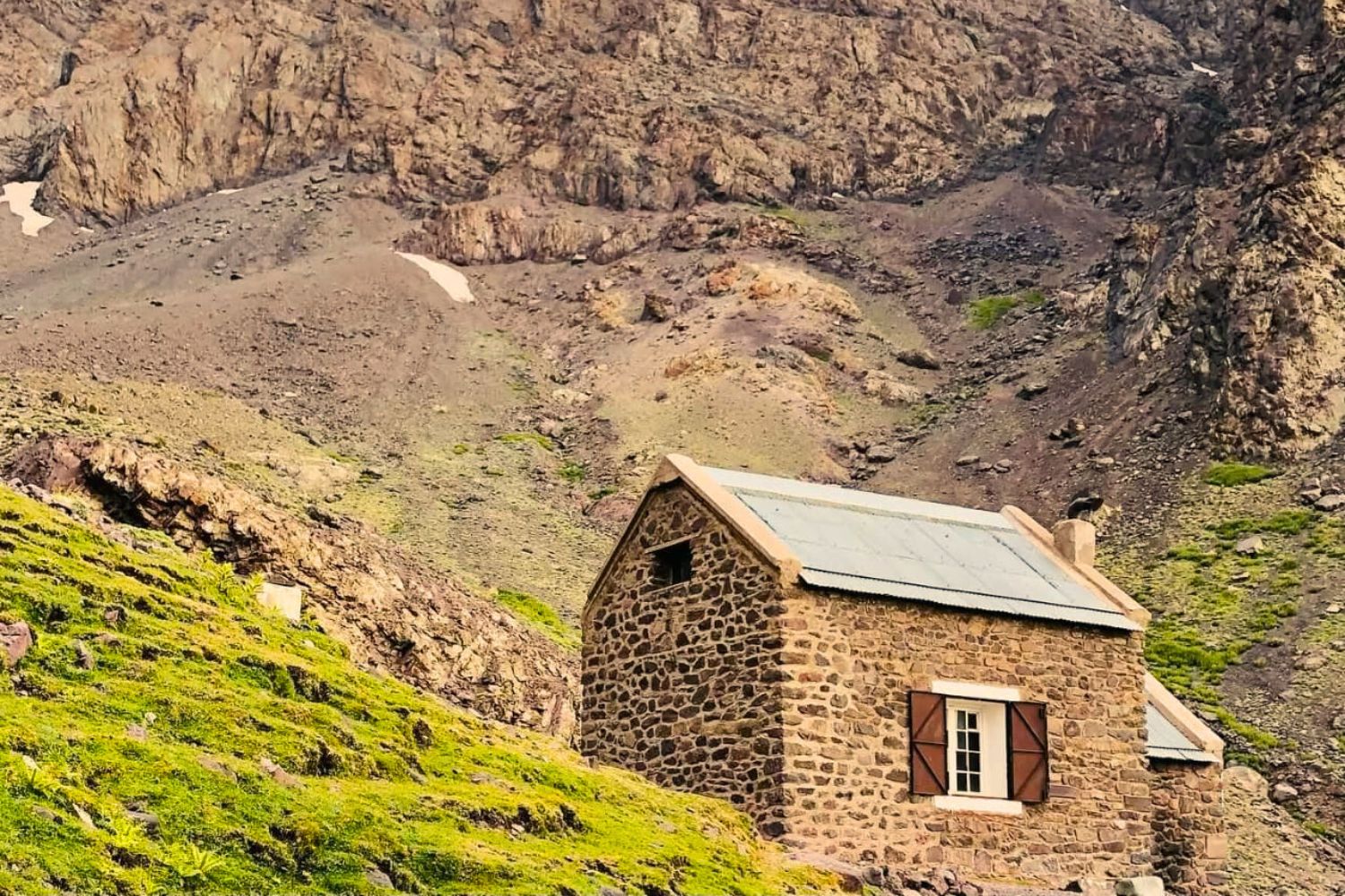 6-day Atlas valleys trek via Lépiney and Toubkal Refuge – waterfalls and terraces